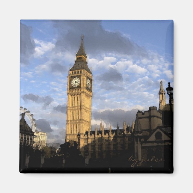 Imã Torre de relógio (Frente)