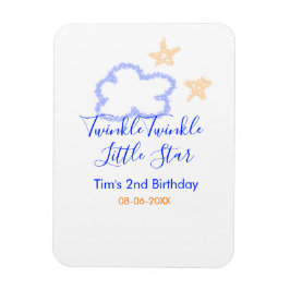 Ímã Torre de reluz pequeno aniversário de estrela lara