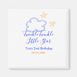 Imã Torre de reluz pequeno aniversário de estrela lara