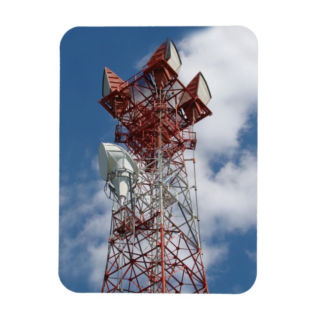 Ímã Torre de telecomunicações micro-ondas (Vertical)