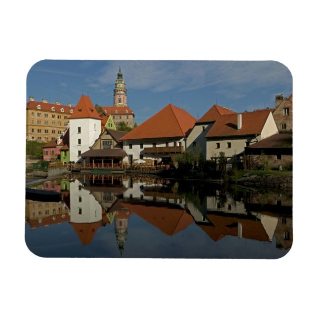 Ímã Torre do Castelo, Rio Vltava, Cesky Krumlov, (Horizontal)