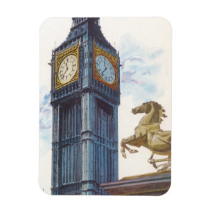 Ímã Torre do Relógio Big Ben no Palácio de Westminster