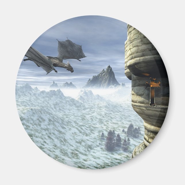 Imã Torre Dragão (Frente)