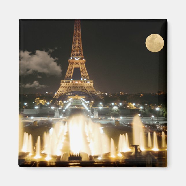 Imã Torre Eiffel à Noite (Frente)