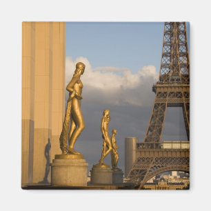 Imã Torre Eiffel do Palácio de Chaillot, Paris,