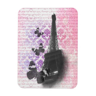 Ímã Torre Eiffel e borboletas