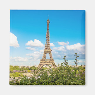 Imã Torre Eiffel no ímã de fotos das nuvens