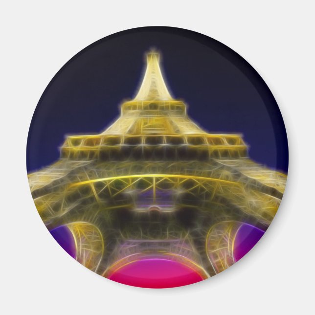 Imã Torre Eiffel, Paris, França (Frente)