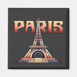 Imã Torre Eiffel Paris França