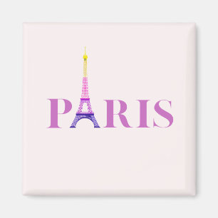 Imã Torre Eiffel-Paris-Vibrante e Colorida-