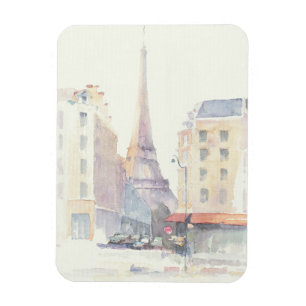 Ímã Torre Eiffel   Paris Watercolor