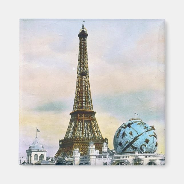 Imã Torre Eiffel Vintage (Frente)