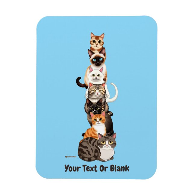 Ímã Torre Felina Cat-Er-Pillar (Vertical)