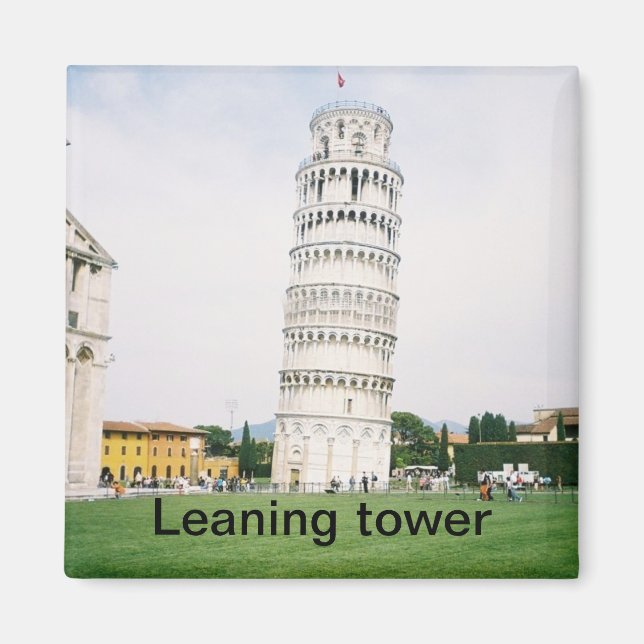 Imã Torre inclinada do ímã quadrado Pisa (Frente)
