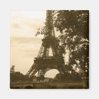 Imã Torre Sepia Eiffel