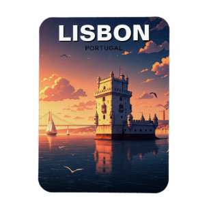 Ímã Torre Viagem Belem Lisboa Portugal