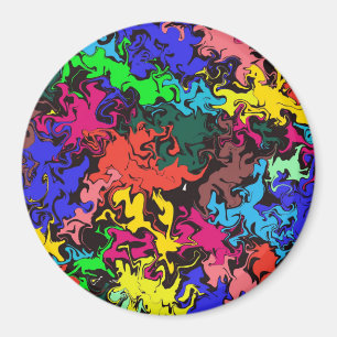 Imã Torres Coloridos abstrato /