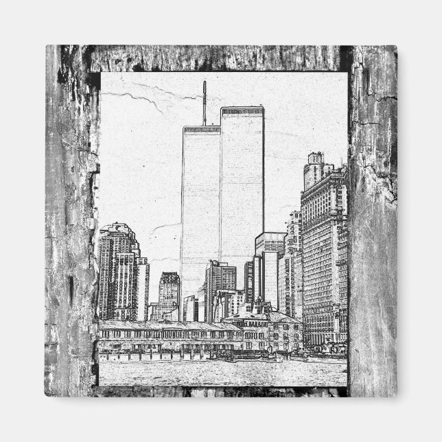 Imã Torres Gêmeas (Frente)