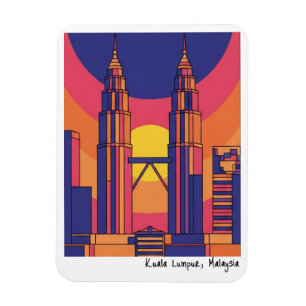 Ímã Torres Gêmeas Petronas de Kuala Lumpur