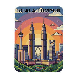 Ímã Torres Gêmeas Petronas de Kuala Lumpur
