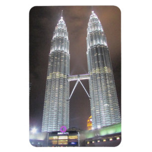 Ímã torres noturnas de kuala lumpur