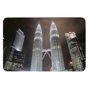 Ímã torres noturnas de kuala lumpur