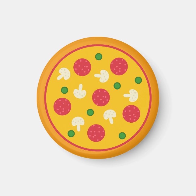 Imã Torta de Pizza (Frente)