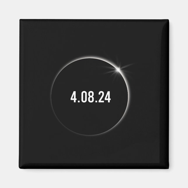 Imã Total América 04.08.24 Eclipse Solar Total 2024 (Frente)