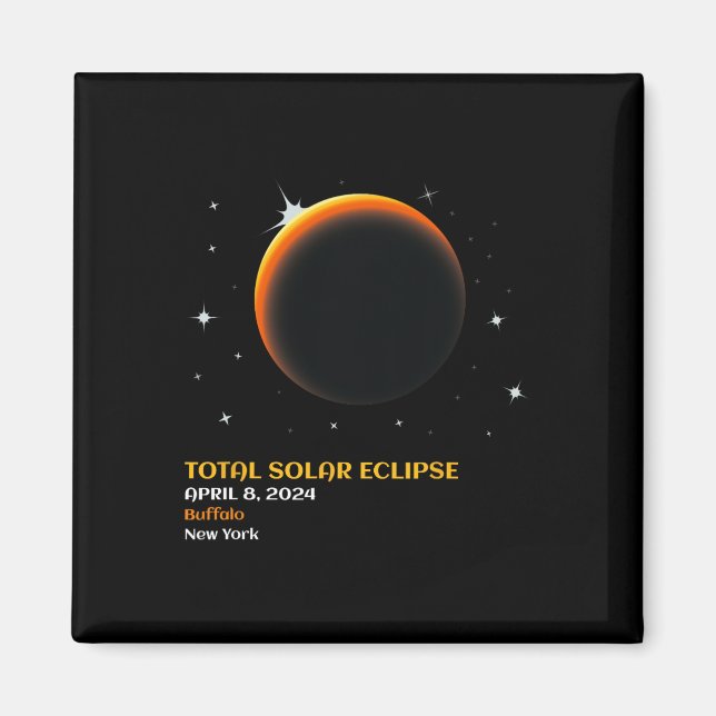 Imã Total América 04 08 24 Eclipse Solar Total 2024 (Frente)