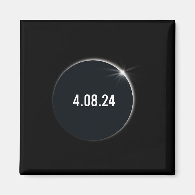 Imã Total América 04 08 24 Eclipse Solar Total 2024 (Frente)