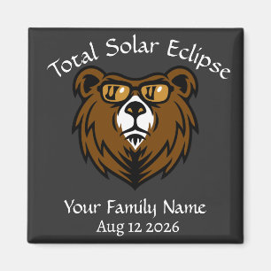Imã Total de Eclipes Solares Personalizados