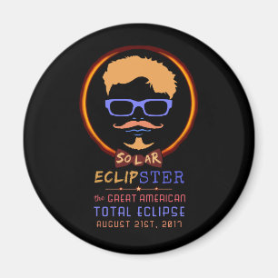 Imã Total de Eclipse Solar 21 de agosto de 2017 Hipste