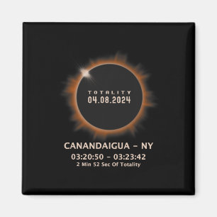 Imã Total Eclipse Solar 2024 04.08.24 Nova Iorque Ny
