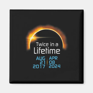 Imã Total Eclipse Solar 2024 2017 Totalidade Duas Veze