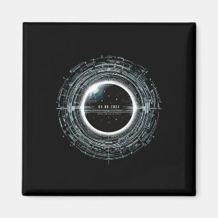 Imã Total Eclipse Solar S Abril De 2024 Totalidade S U