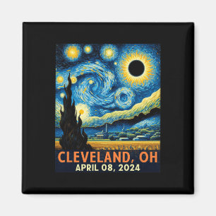 Imã Total Solar Eclipse 2024 Cleveland Ohio Starry Nig