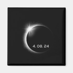 Imã Total Solar Eclipse Primavera de 8 de abril de 202