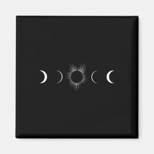 Imã Totalidade das fases da lua do Eclipse solar