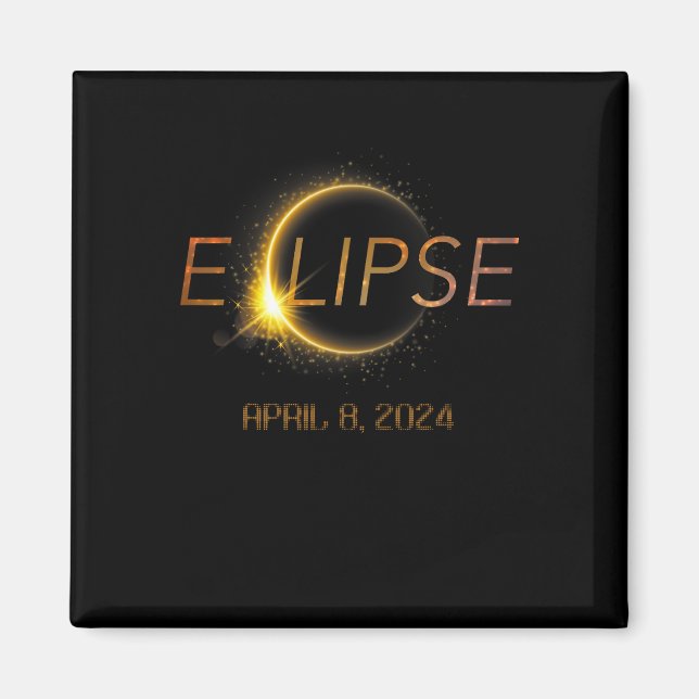 Imã Totalidade Eclipse 4.08.24 Eclipse Solar Total 202 (Frente)