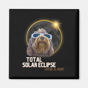 Imã Totalidade Eclipse Solar Goldendoododle com Eclips