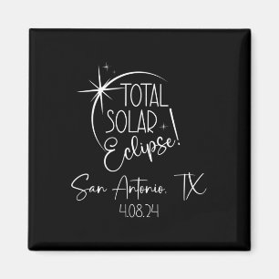 Imã Totalidade San Antonio Tx Total Eclipse Solar Abri
