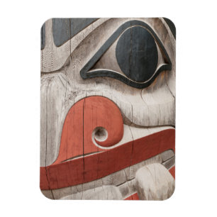 Ímã Totens no Museu do Centro de Patrimônio Haida