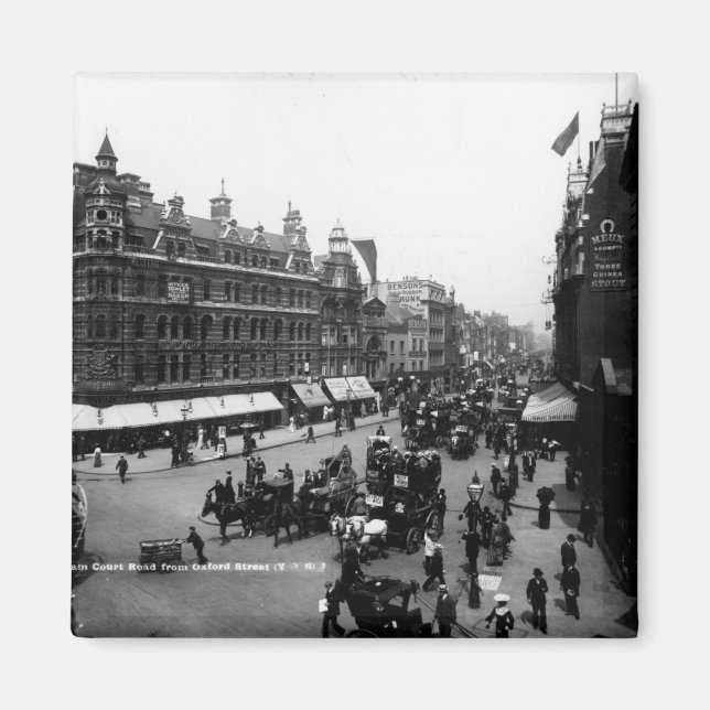 Imã Tottenham Court Road desde Oxford Street, (Frente)