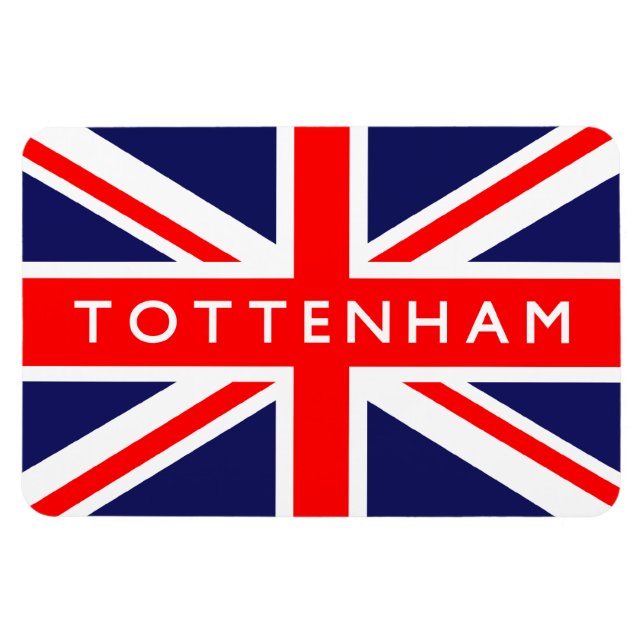 Ímã Tottenham UK Flag (Horizontal)
