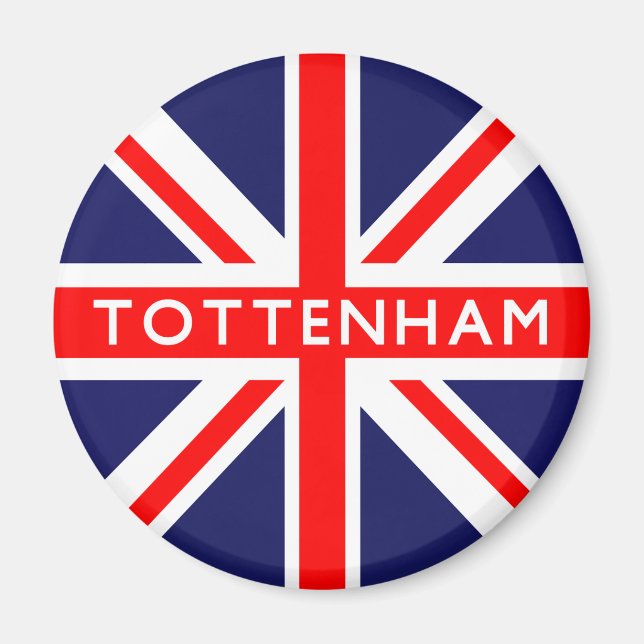 Imã Tottenham UK Flag (Frente)
