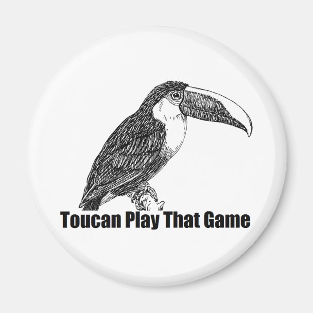 Imã Toucan Jogue Esse Jogo (Frente)
