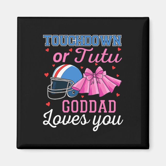 Imã Touchdown Ou Tutu Vovô Ama Você Futebol Ba  (Frente)
