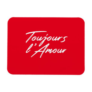 Ímã Toujours l'Amour - Amor eterno para casamento