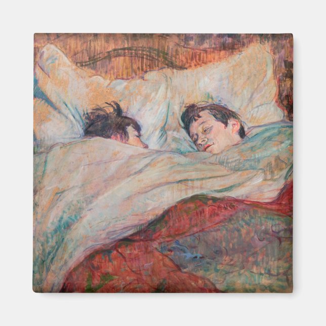 Imã Toulouse-Lautrec - A Cama (Frente)