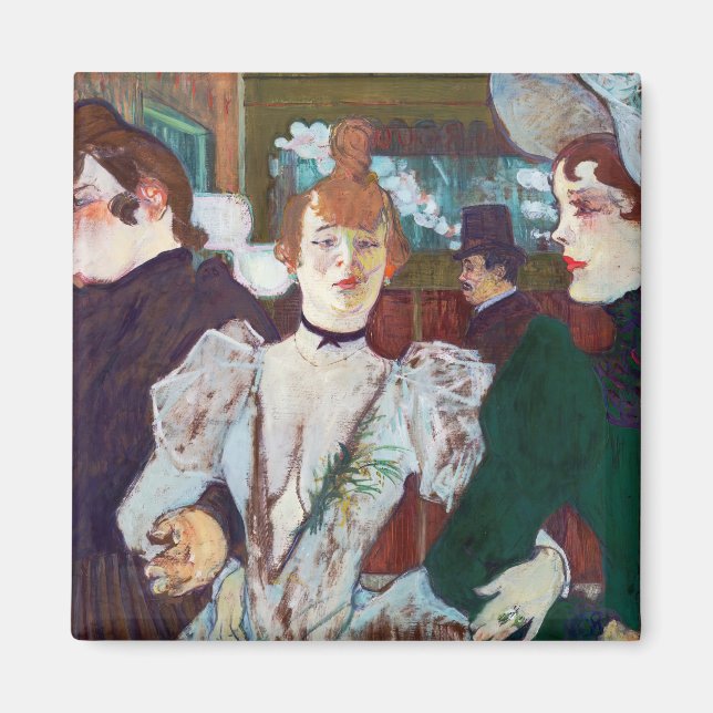 Imã Toulouse-Lautrec - La Goulue chegando ao Rouge (Frente)
